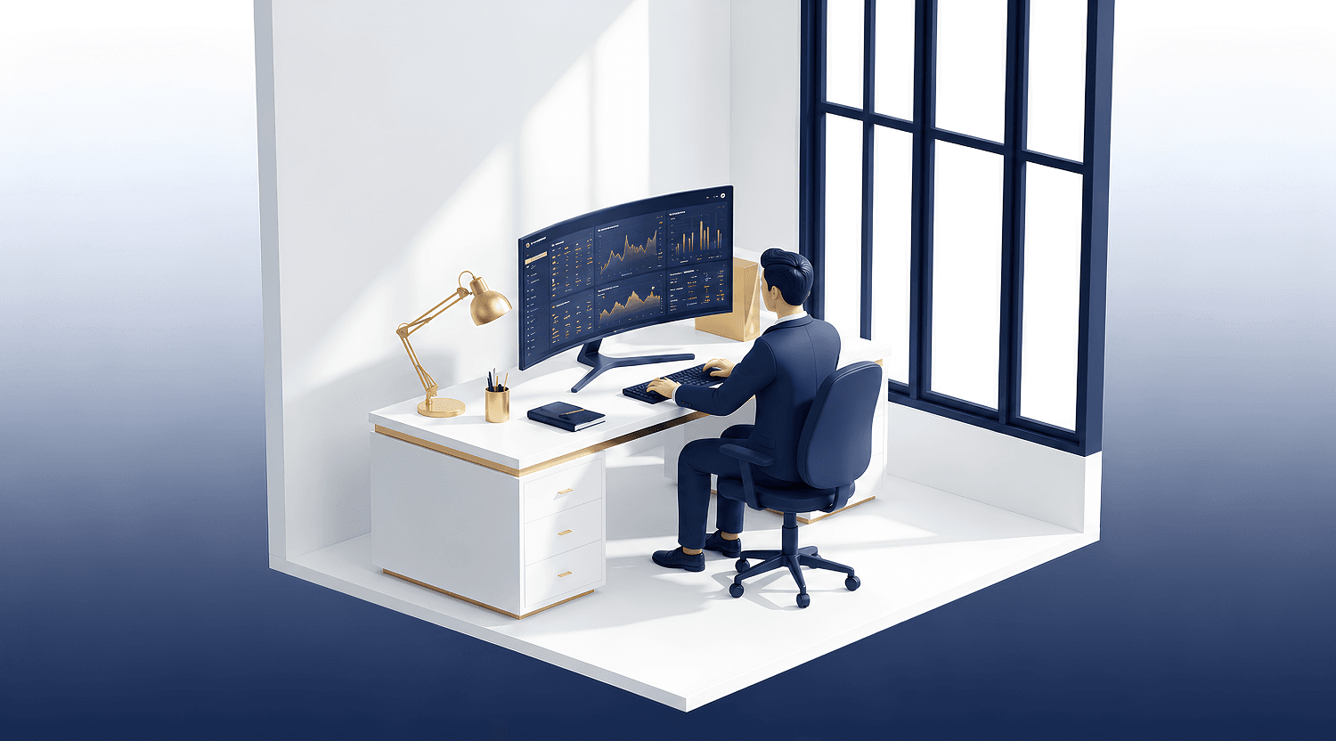 Person reviewing their investment risk profile