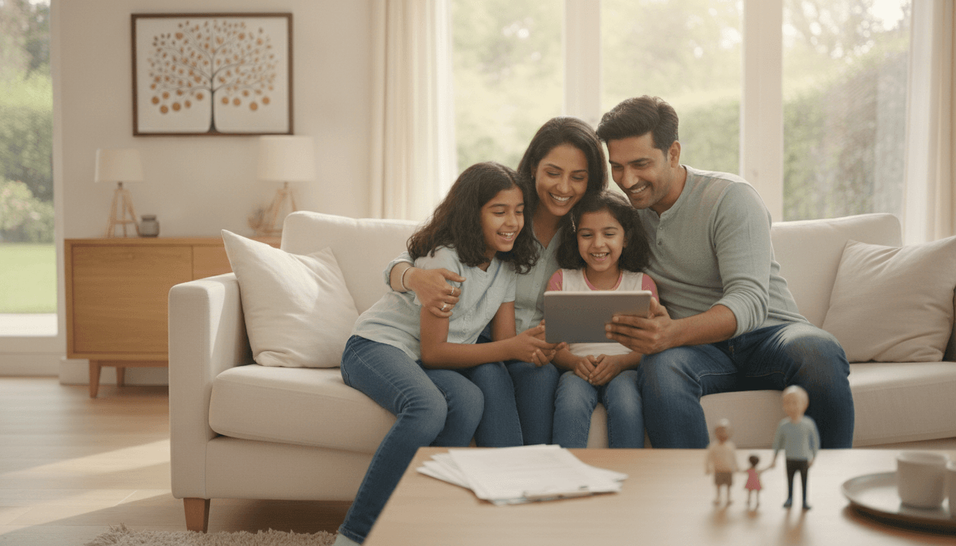 A couple reviewing their investment portfolio together
